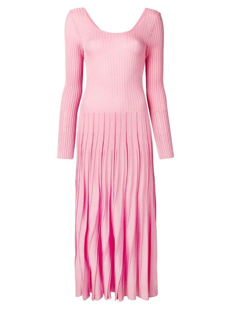 MSGM ribbed knit dress - Pink