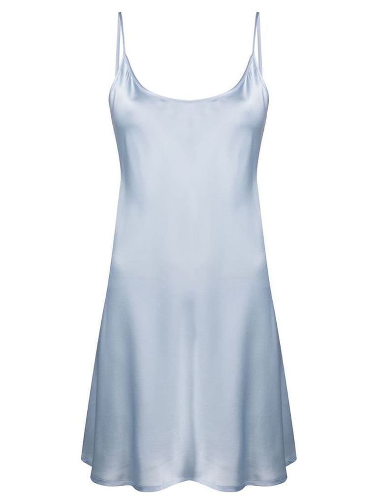 La Perla silk slip dress - Blue