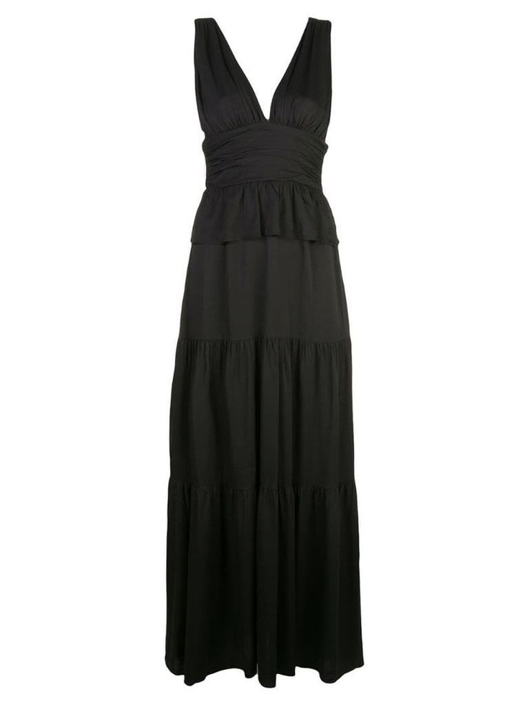 Cynthia Rowley Zadie maxi dress - Black