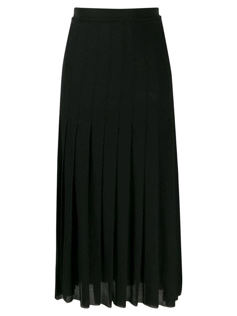Jil Sander pleated skirt - Black
