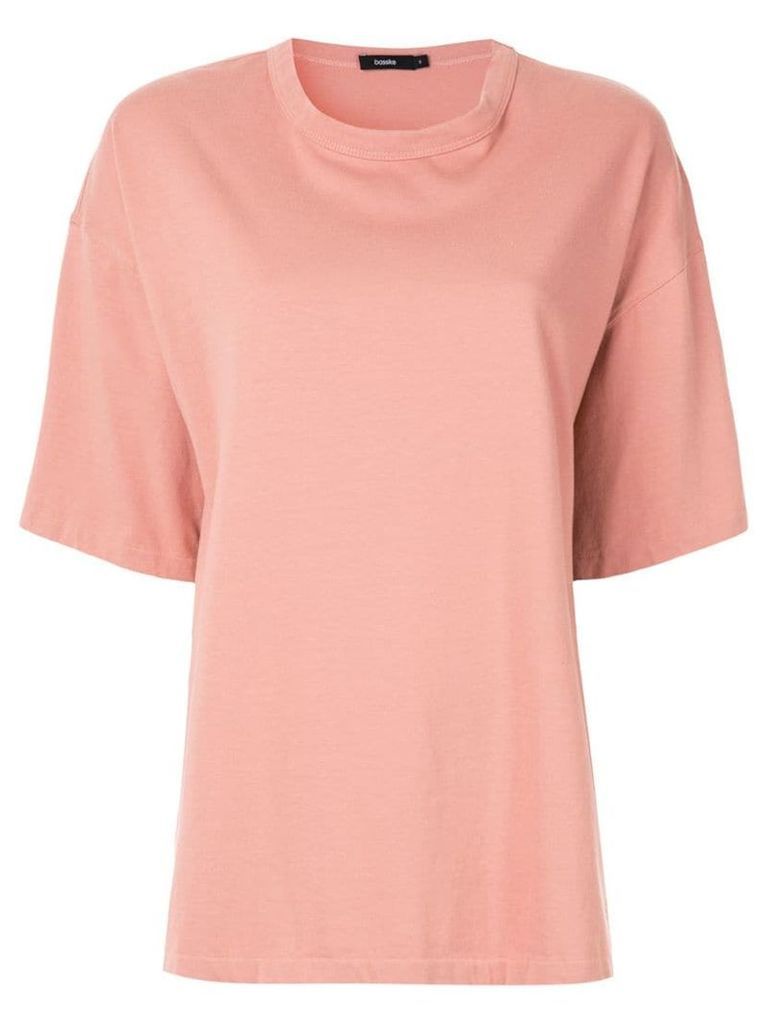 Bassike oversized heritage T-shirt - Pink