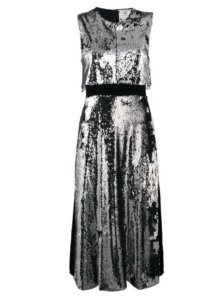 Stella McCartney sleeveless sequin dress - Silver
