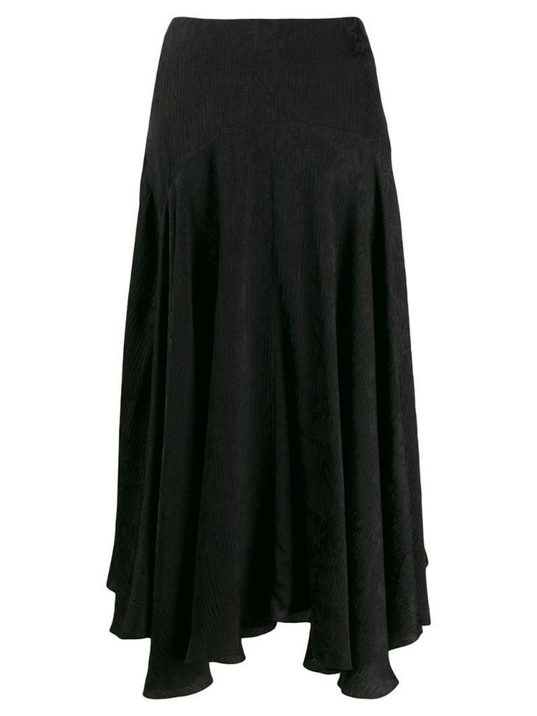 Chloé asymmetric midi skirt - Black