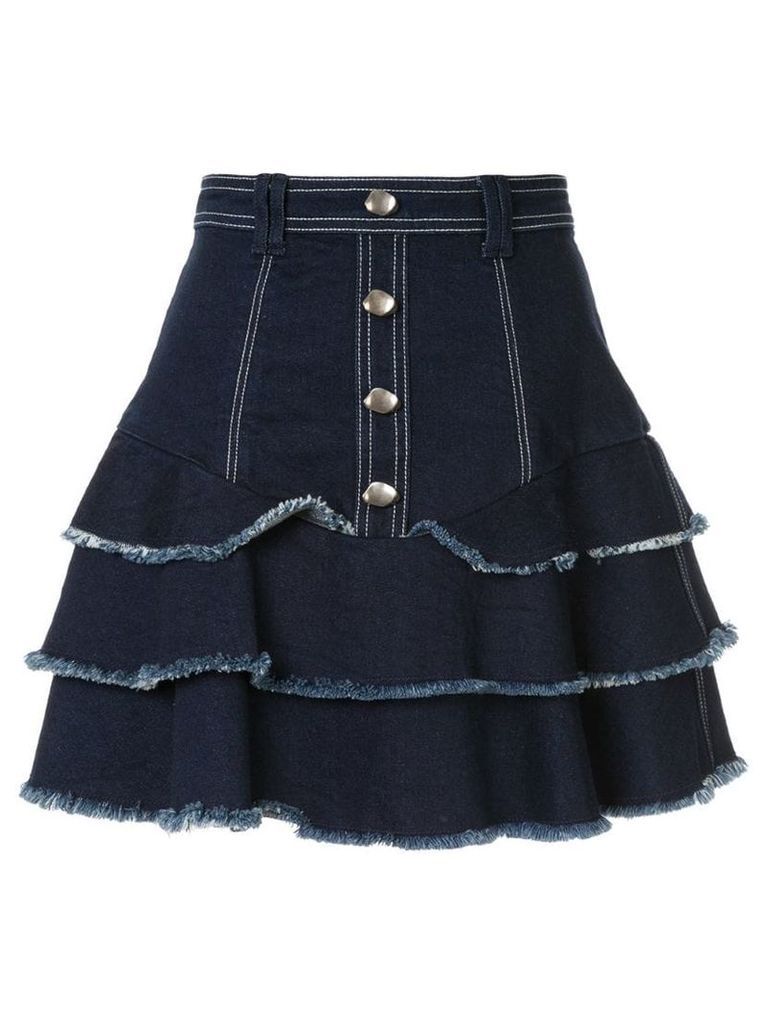 Aje layered skirt - Blue