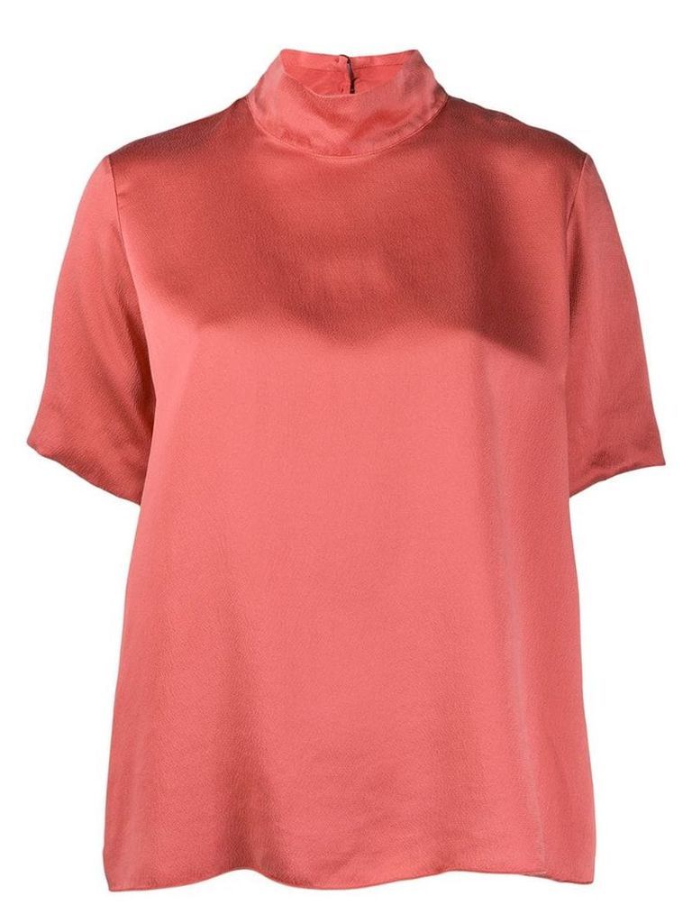 Forte Forte stand up collar T-shirt - Pink