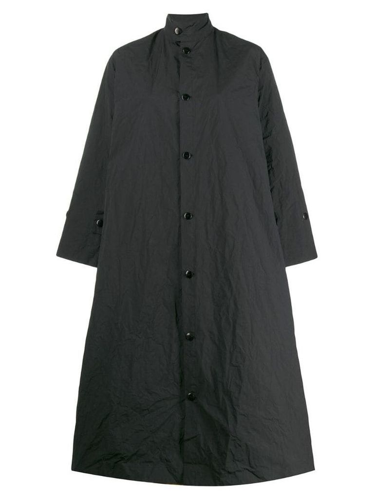 Toogood A-line trench coat - Black