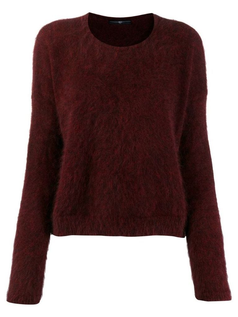 High by Claire Campbell fuzzy sweatshirt - Red