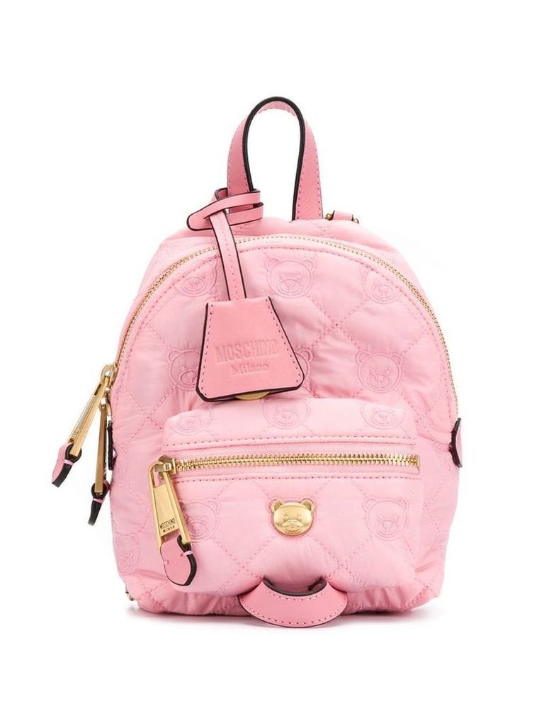Moschino teddy bear backpack - Pink