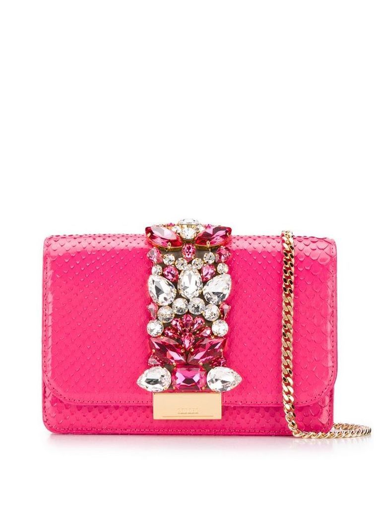 Gedebe cliky crystal shoulder bag - Pink