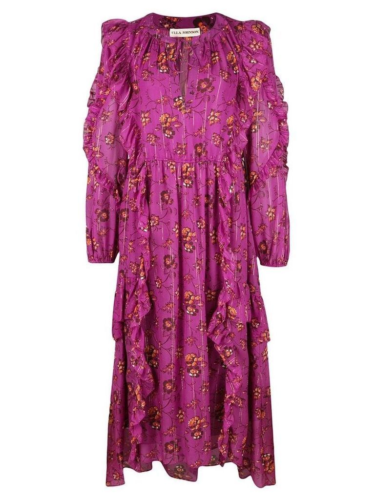 Ulla Johnson floral print dress - Purple