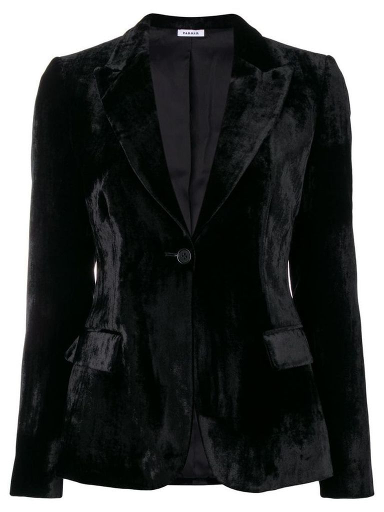 P.A.R.O.S.H. Rocking velvet blazer - Black