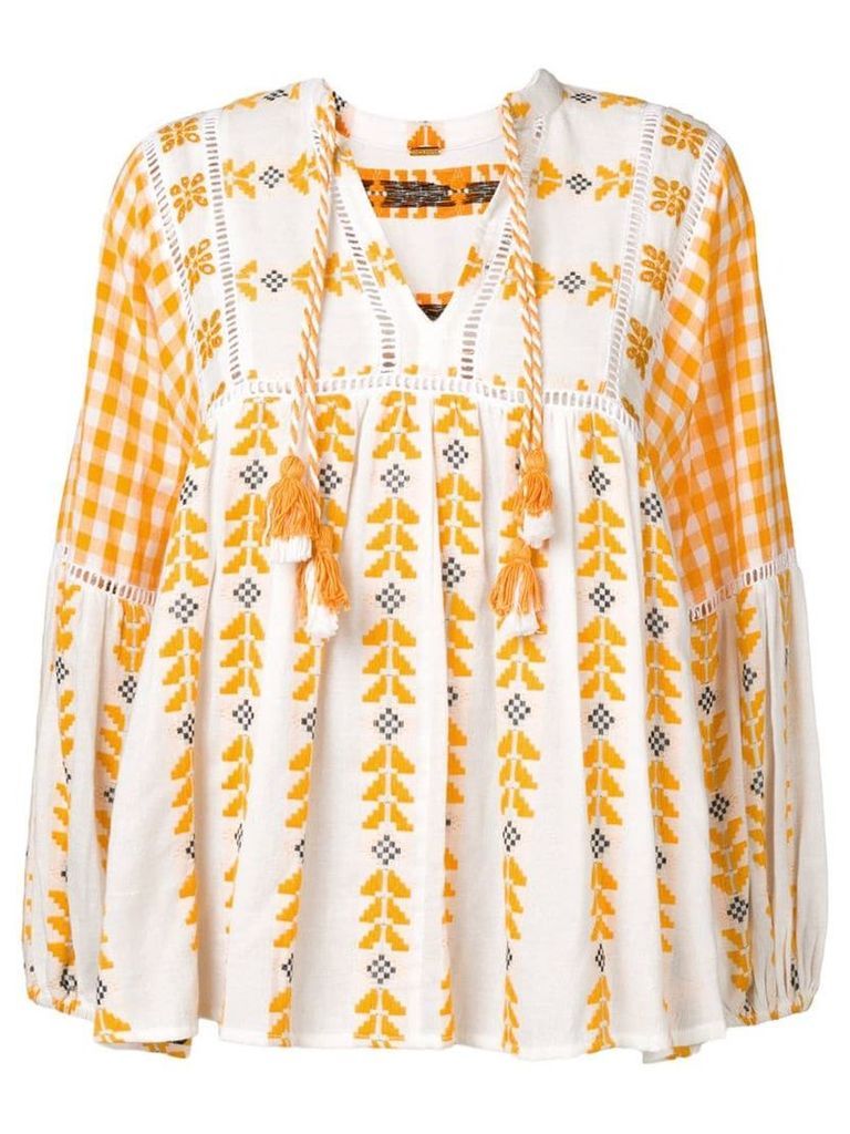 Dodo Bar Or embroidered blouse - White