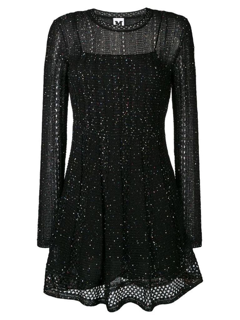 M Missoni glitter effect dress - Black