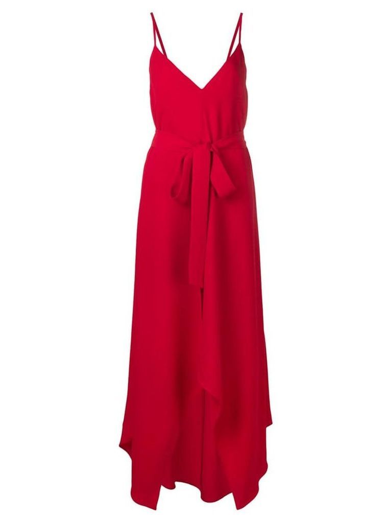 Valentino belted maxi dress - Red