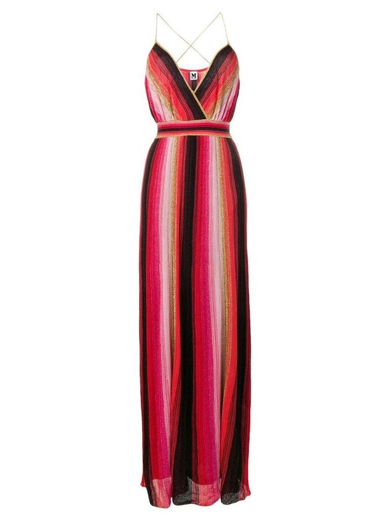 M Missoni striped maxi dress - Red