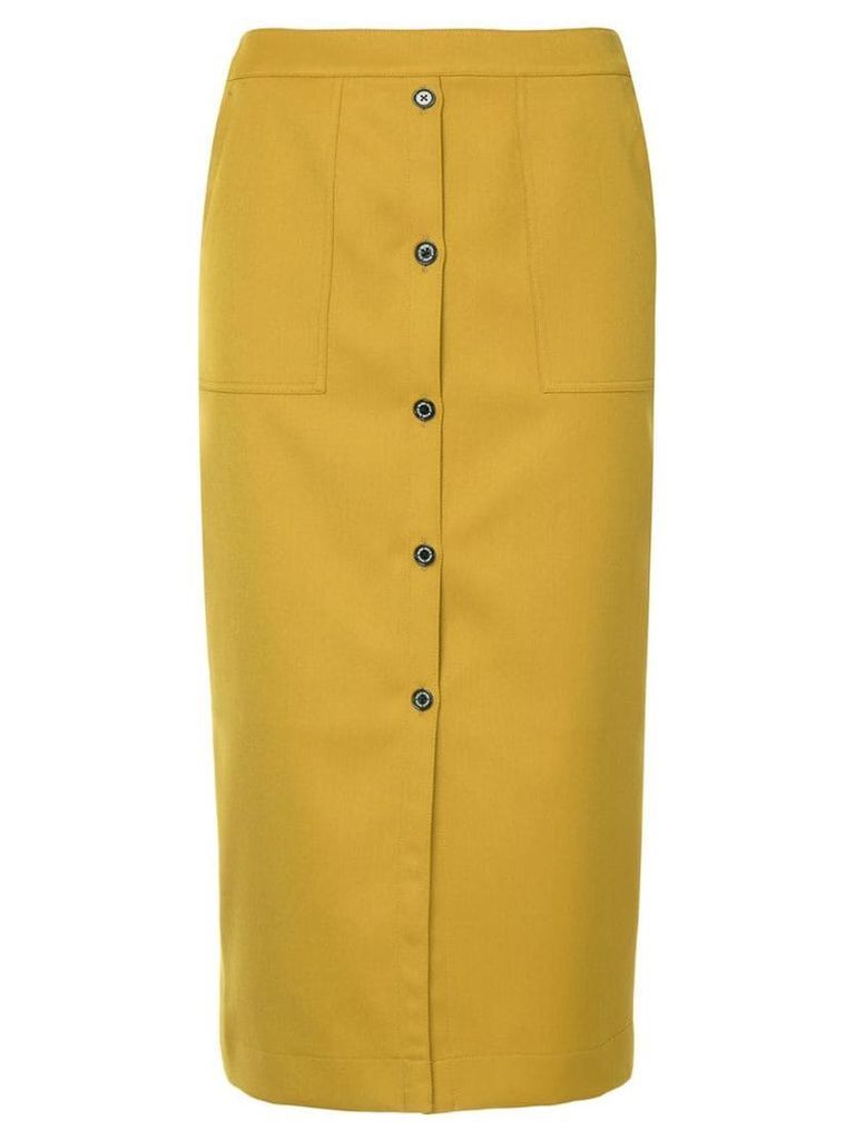 Guild Prime button front skirt - Yellow