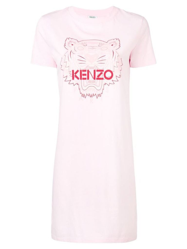 Kenzo printed Tiger dress - Pink