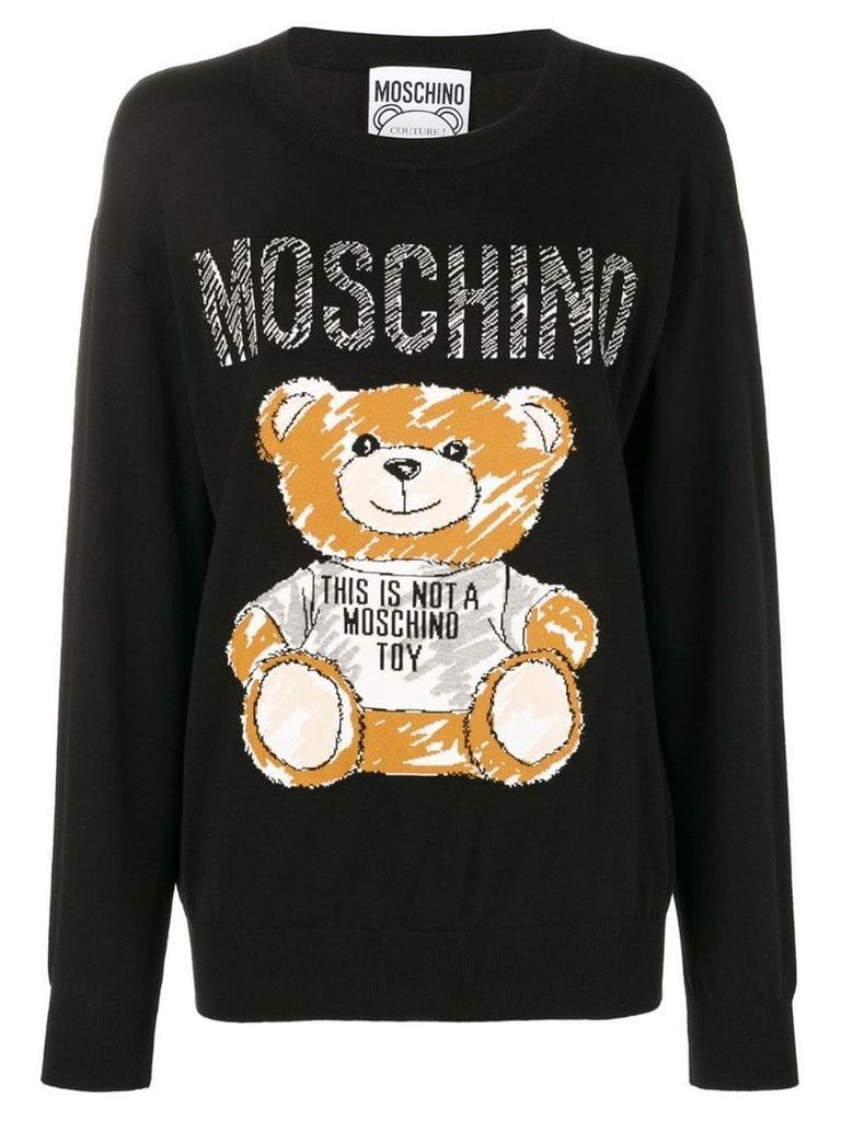 Moschino Teddy Bear sweater - Black