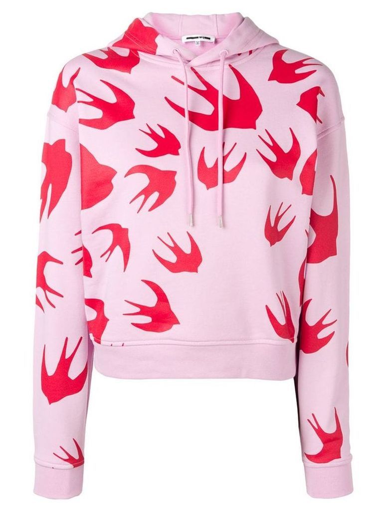 McQ Alexander McQueen Swallow hoodie - Pink