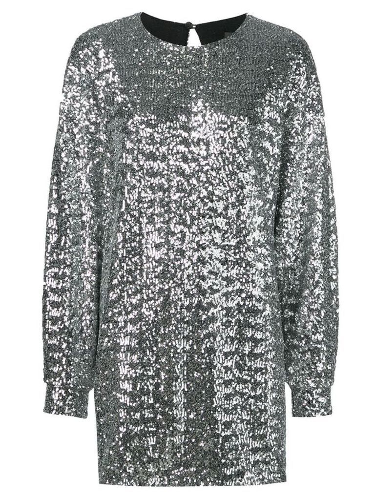 Isabel Marant sequin jersey dress - Silver
