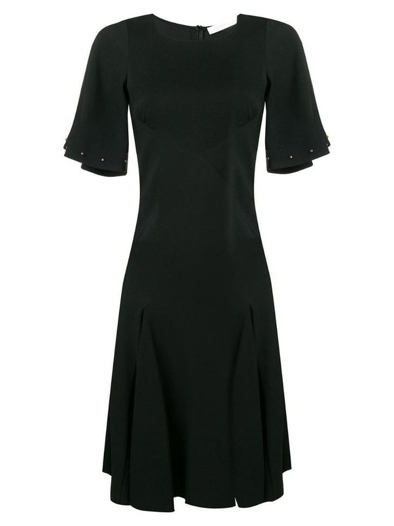 See By Chloé pleated T-shirt dress - Black