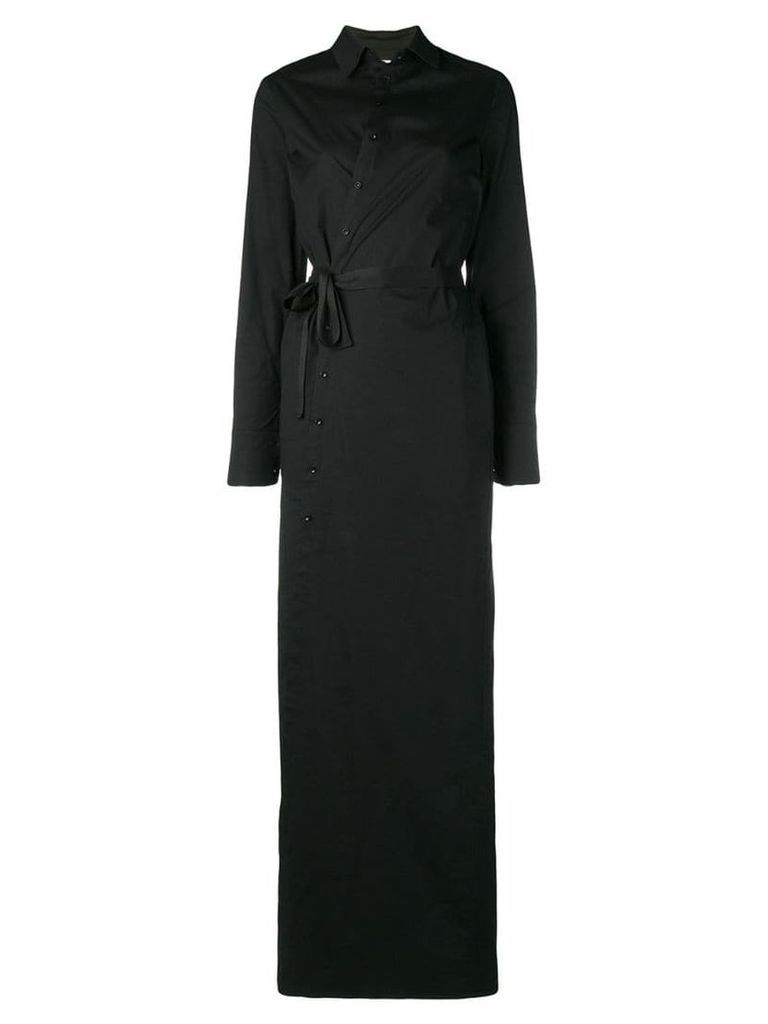 A.F.Vandevorst shirt maxi dress - Black