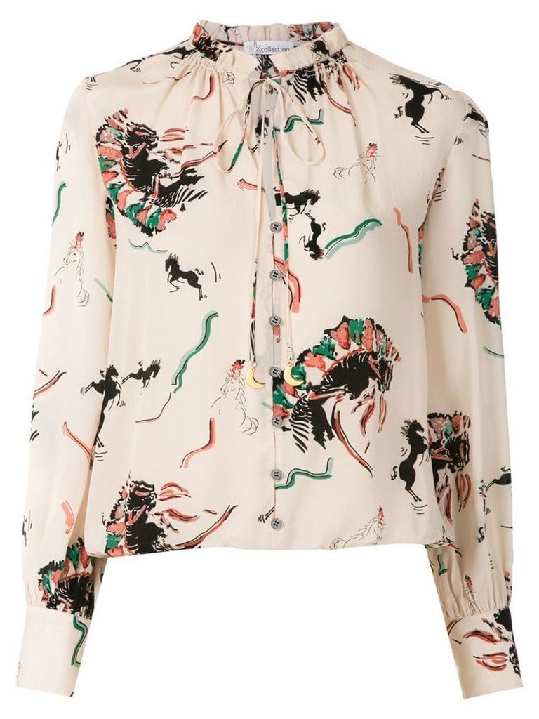 Nk printed silk blouse - Multicolour
