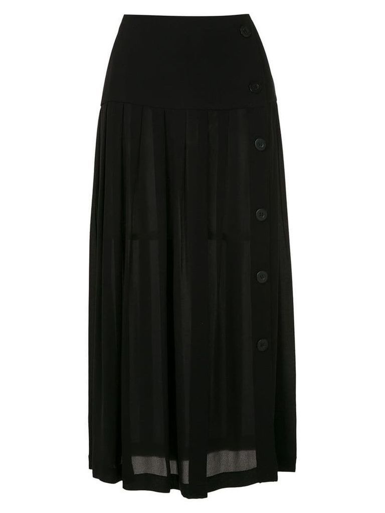Nk draped asymmetric skirt - Black