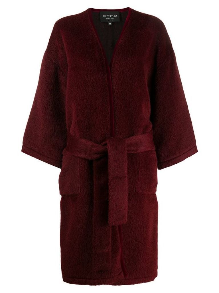 Etro robe coat - Red