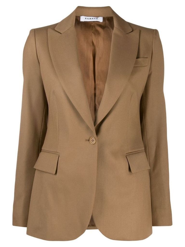 P.A.R.O.S.H. tailored classic blazer - Neutrals