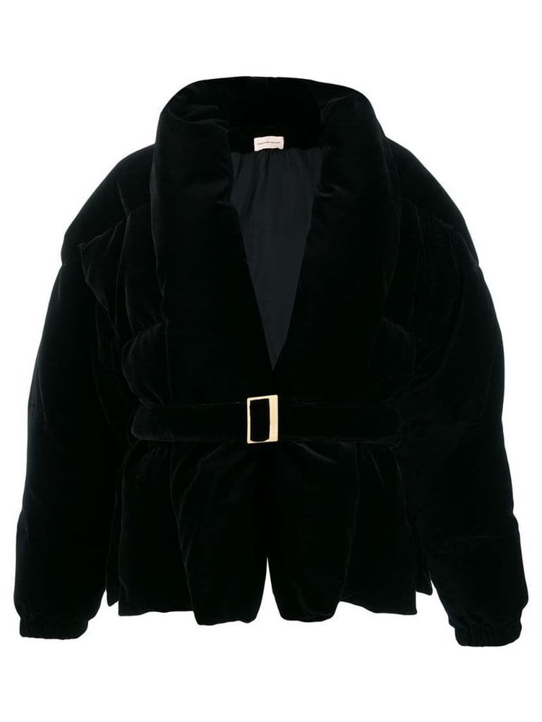 Alexandre Vauthier padded casual coat - Black
