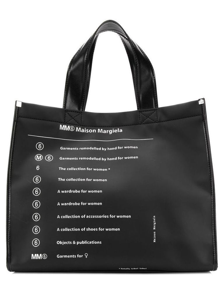 Mm6 Maison Margiela classic shopper bag - Black