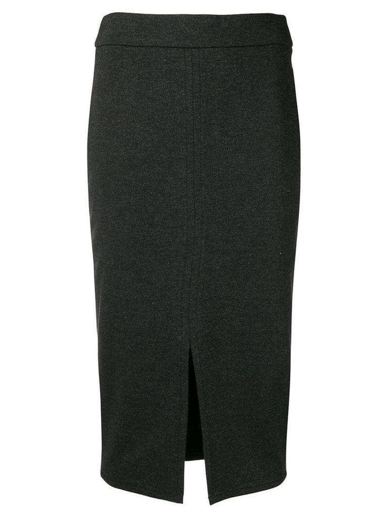 Peserico front slit skirt - Grey