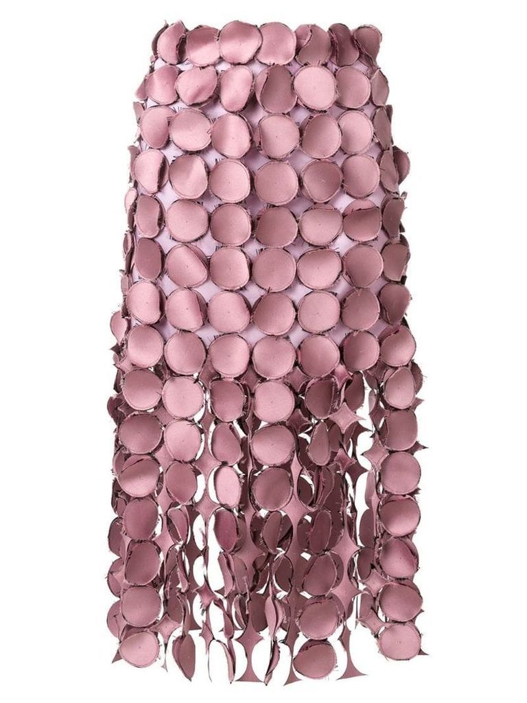 Loewe Dot Cut Out skirt - Pink
