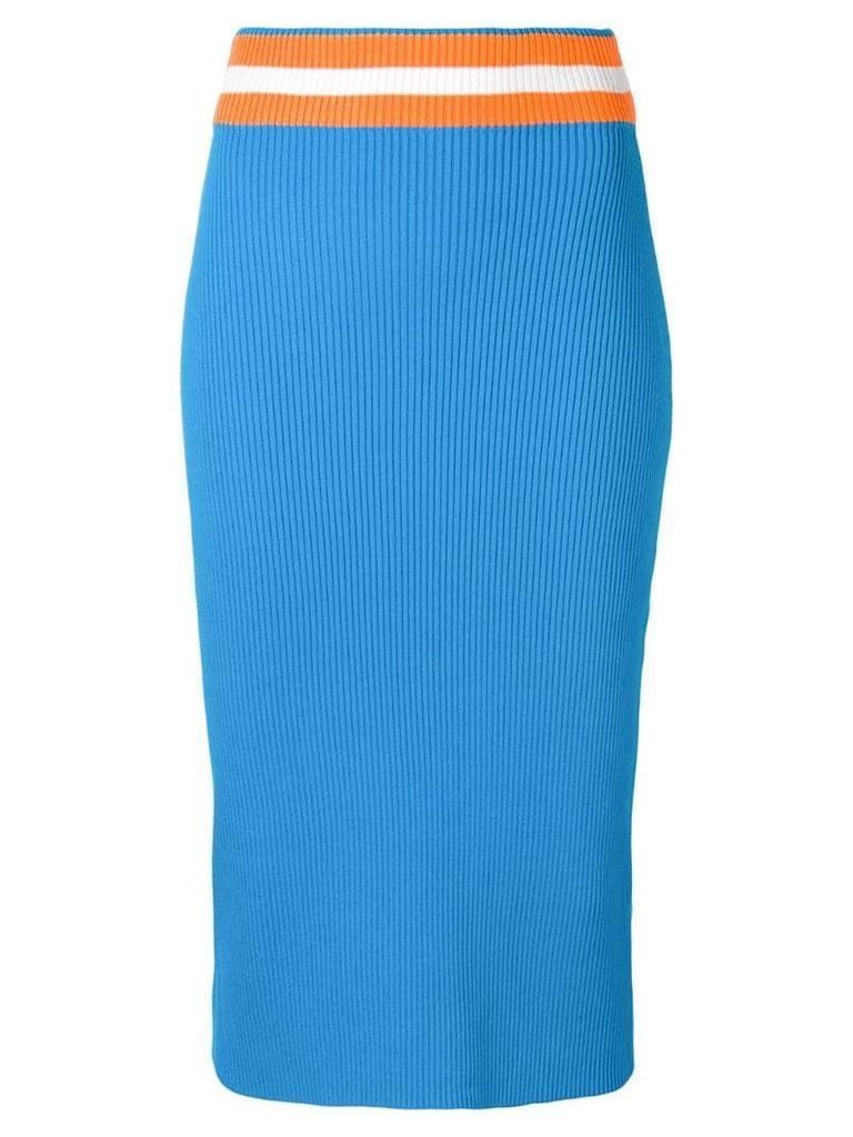 Calvin Klein midi pencil skirt - Blue