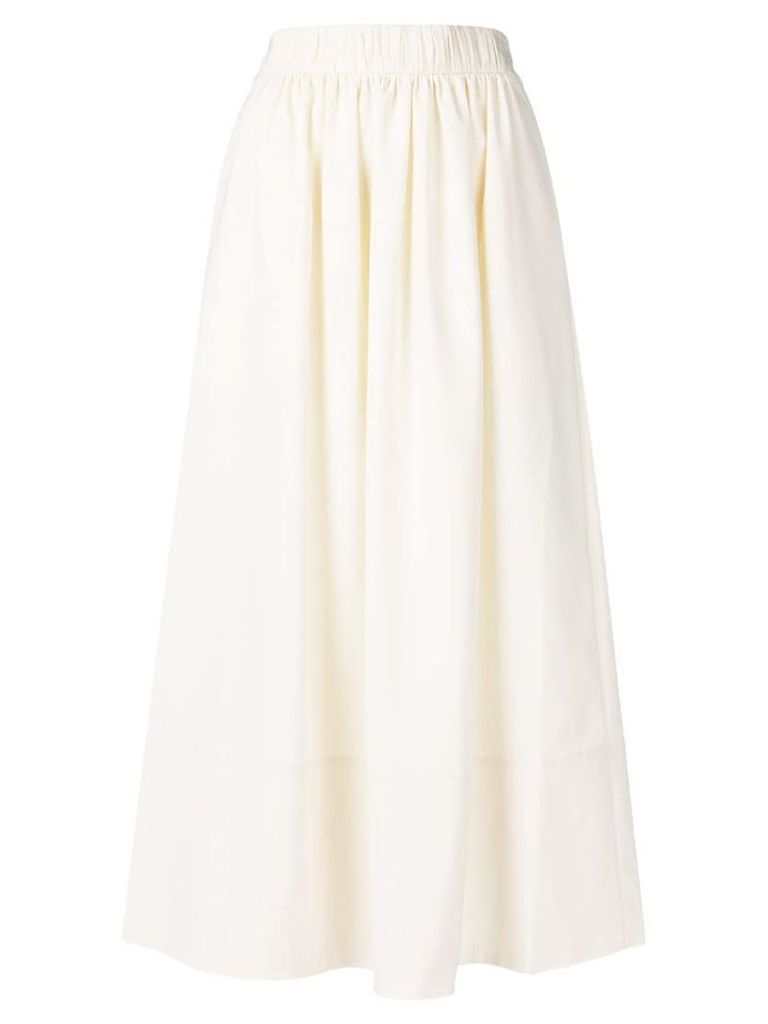 Tibi flared skirt - White