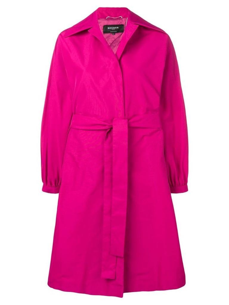 Rochas oversized fit coat - Pink