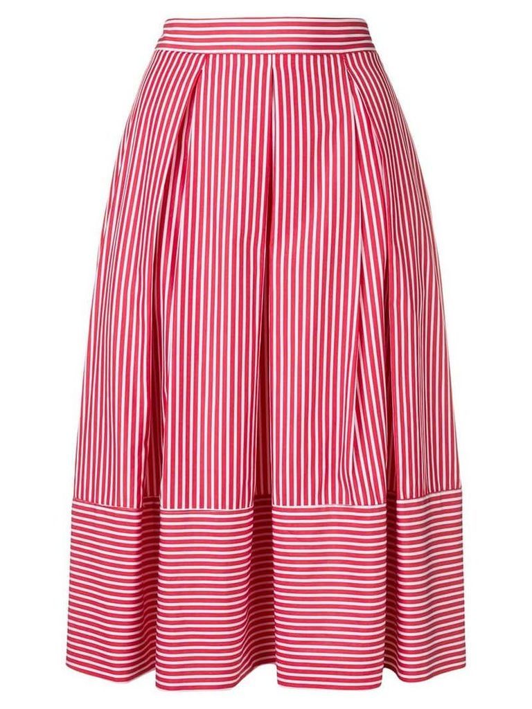 Société Anonyme striped midi skirt - Red