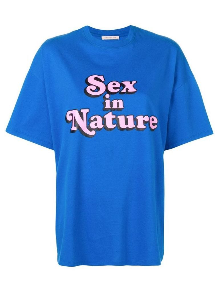 Christopher Kane 'Sex in Nature' t-shirt - Blue