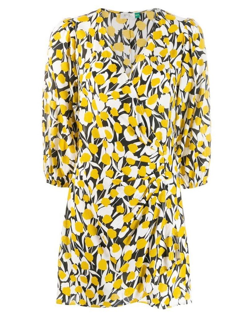 Rixo Sam floral print dress - Yellow
