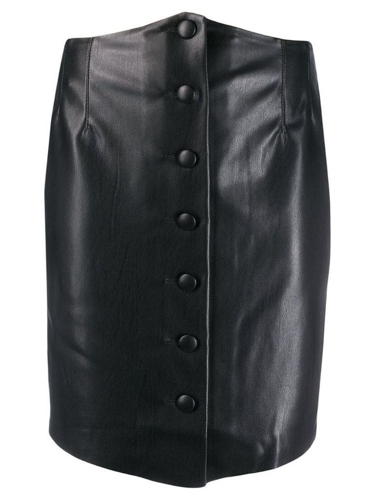 Nanushka short fitted skirt - Black