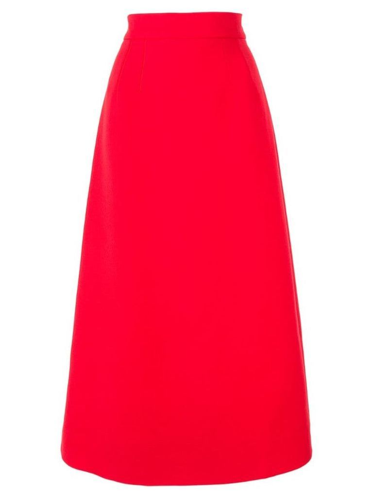 Dolce & Gabbana a-line midi skirt - Red