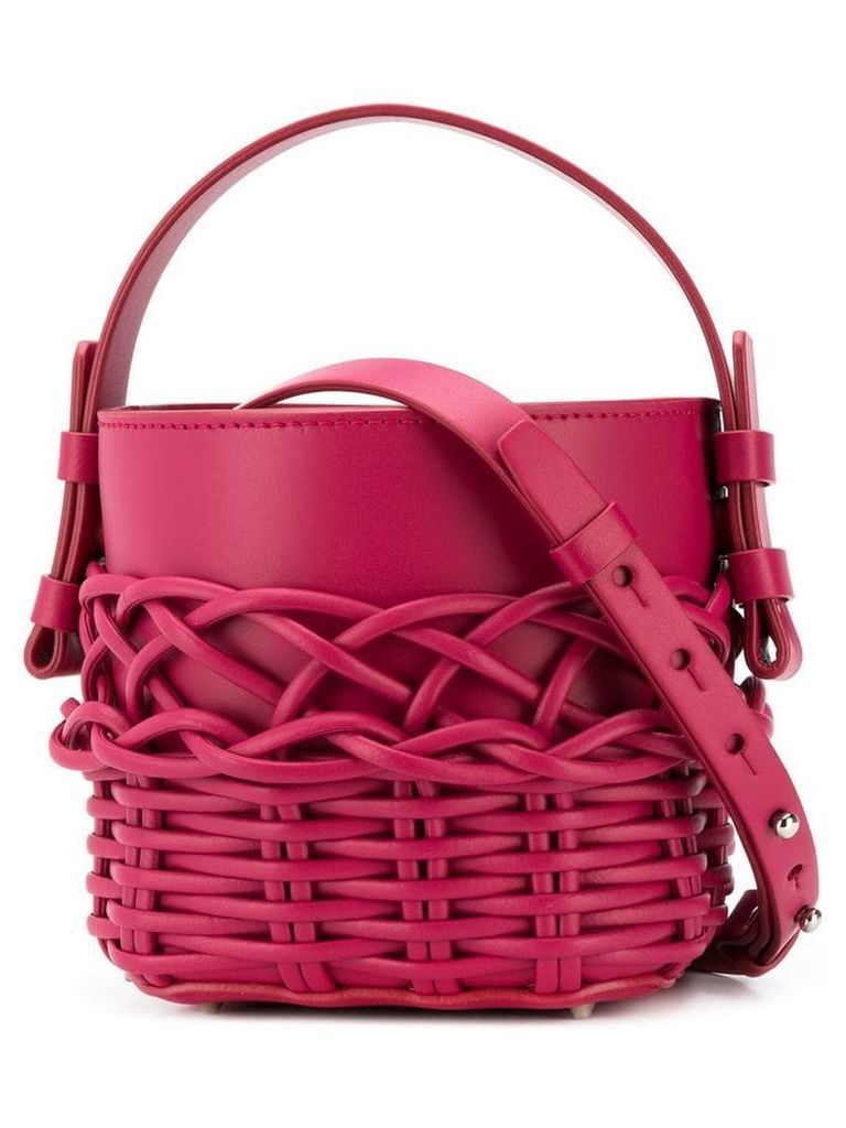 Nico Giani woven bucket bag - Pink