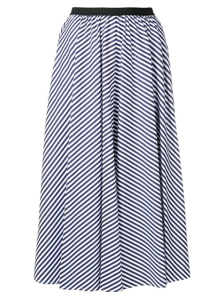 Antonio Marras striped pleated skirt - Blue