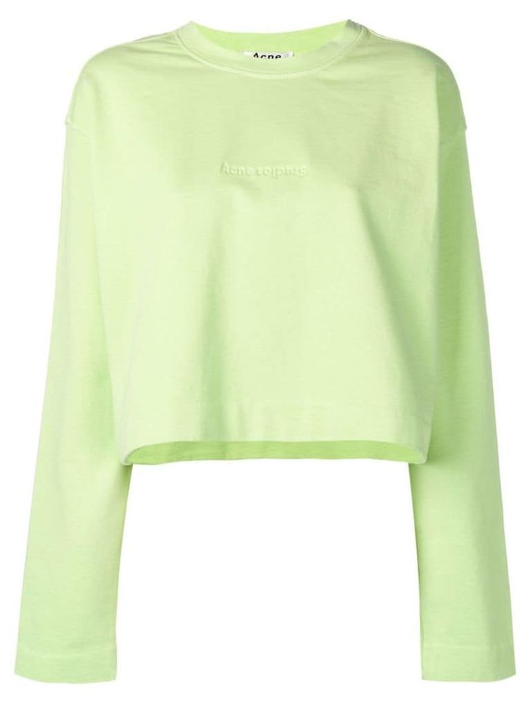 Acne Studios Odice Emboss sweatshirt - Green