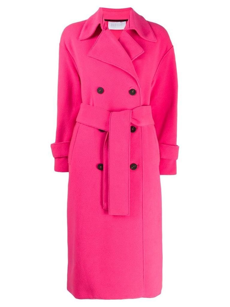 Harris Wharf London double-breasted fitted coat - Pink