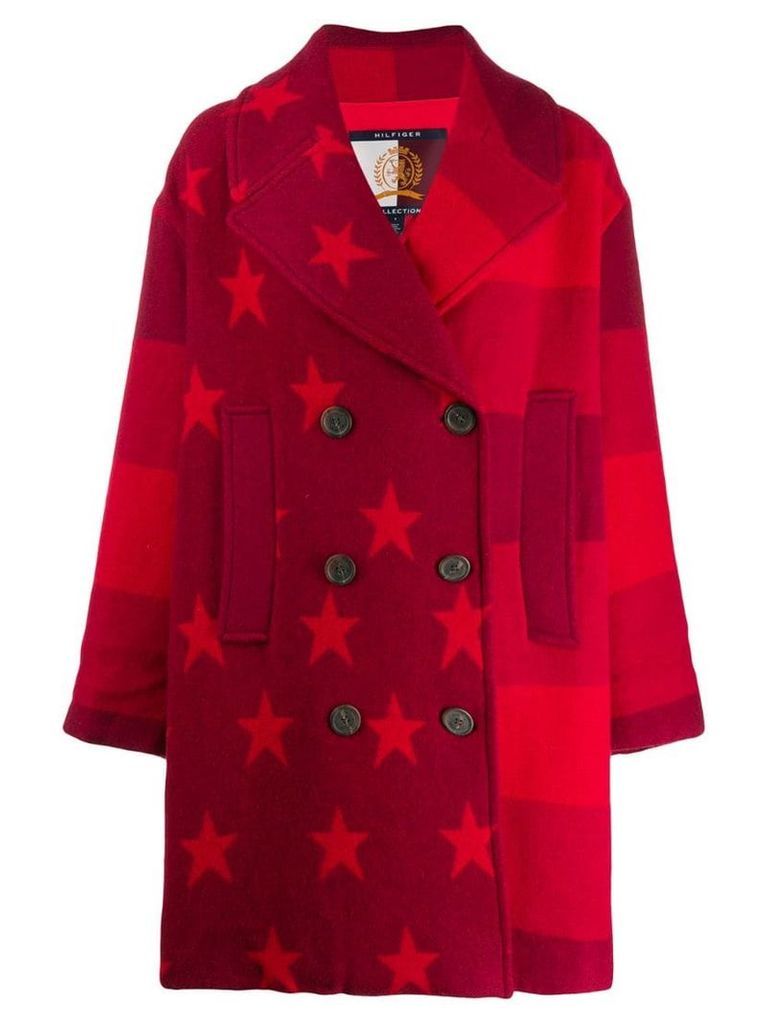 Tommy Hilfiger stars and stripes coat - Red