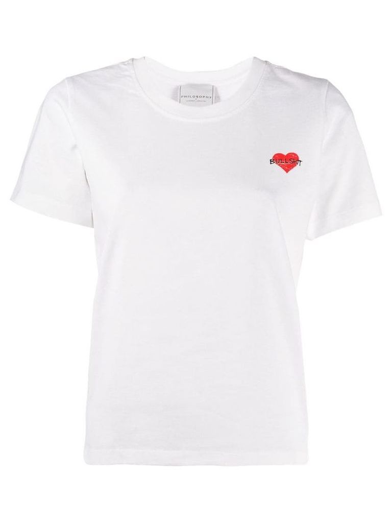 Philosophy Di Lorenzo Serafini chest print T-shirt - White