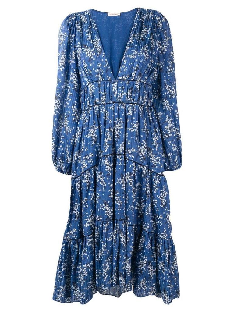 Ulla Johnson floral print dress - Blue