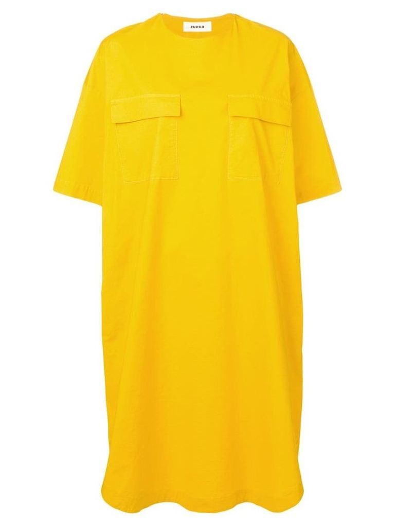 Cabane De Zucca oversized shirt dress - Yellow